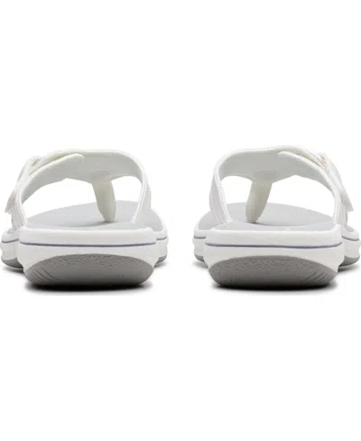Clarks Cloudsteppers Women's Breeze Reyna Sandals In White