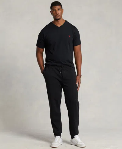Polo Ralph Lauren Men's Big & Tall Classic Fit V-neck T-shirt In Black