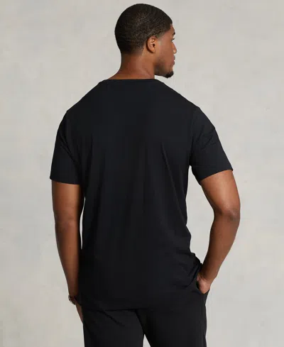 Polo Ralph Lauren Men's Big & Tall Classic Fit V-neck T-shirt In Black