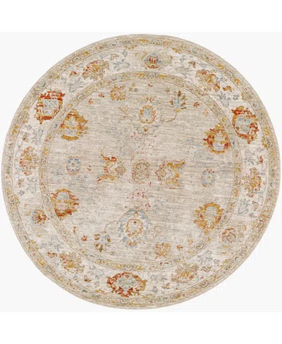 Livabliss Avant Garde Avt-2310 7'10"x7'10" Round Area Rug In Sand