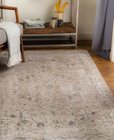 Livabliss Brunswick Bwk-2312 5'3" X 5'3" Round Area Rug In Brown