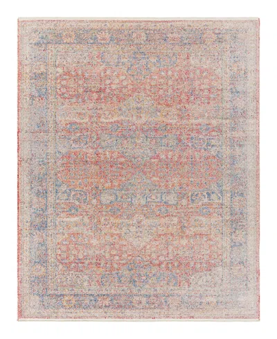Livabliss Subtle Sub-2300 5'3" X 7' Area Rug In Pink