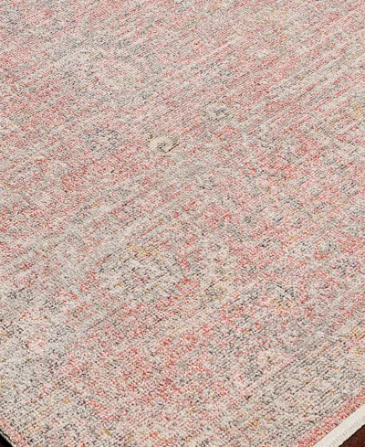 Livabliss Subtle Sub-2317 5'3" X 7' Area Rug In Pink