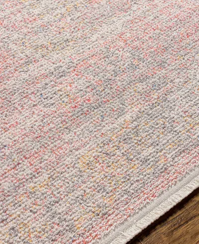 Livabliss Subtle Sub-2317 5'3" X 7' Area Rug In Pink