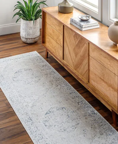 Livabliss Lillian Machine Washable Lll2310 5'3" X 7' Area Rug In Gray