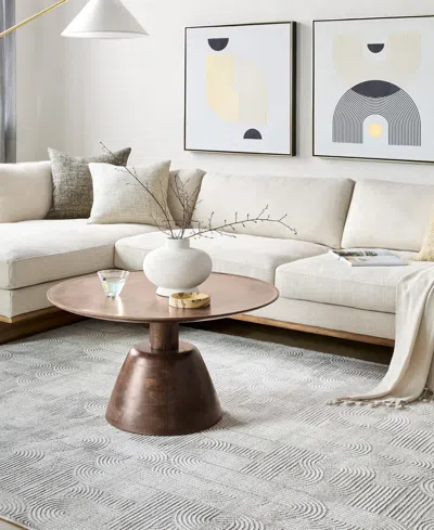 Livabliss Masterpiece High-low Mpc-2310 9'x12'2" Area Rug In Gray