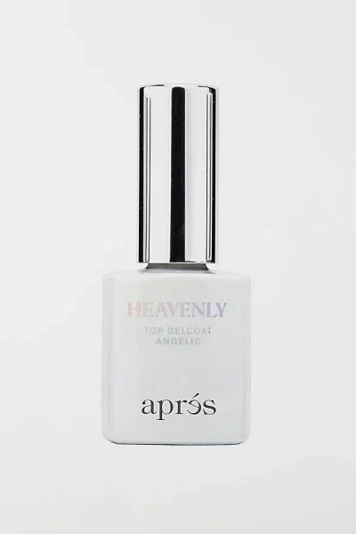 Aprés Nail Heavenly Gel Topcoat In Green At Urban Outfitters In White