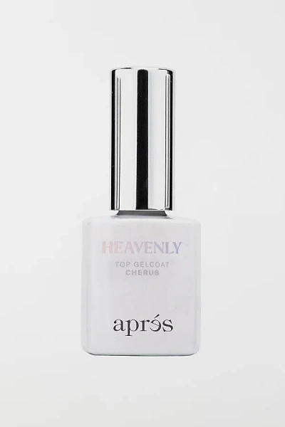 Aprés Nail Heavenly Gel Topcoat In Red At Urban Outfitters In White