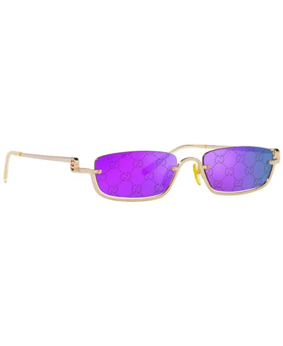 Gucci Unisex Sunglasses, Gg1278s In Blue