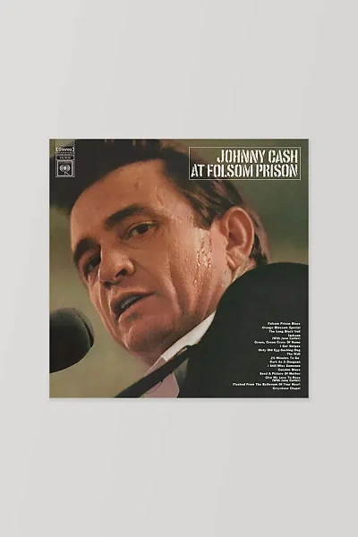 Urban Outfitters Johnny Cash - At Folsom Prison Lp In Black At