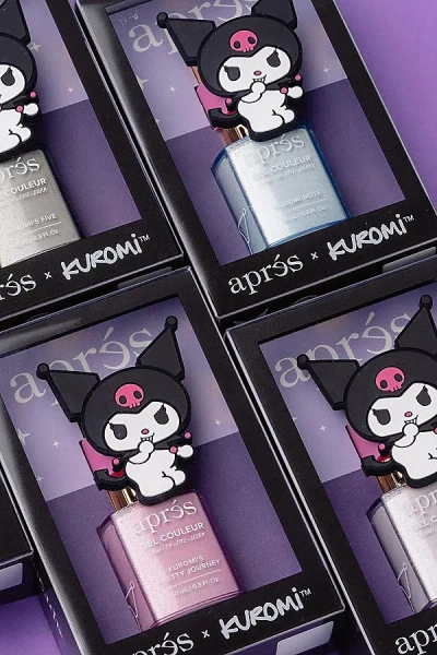 Aprés Nail Kuromi Caty Eye Gel Polish In Kuromi's Pretty Journey At Urban Outfitters In Multi