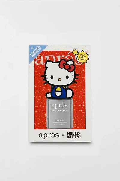 Aprés Nail Hello Kitty Flash Glitter Gel Polish In The End At Urban Outfitters In Silver