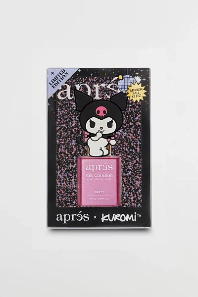 Aprés Nail Kuromi Flash Glitter Gel Polish In Party At Urban Outfitters In Red