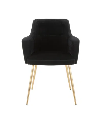 Lumisource Andrew Contemporary Dining Accent Chair, 2 Piece Set