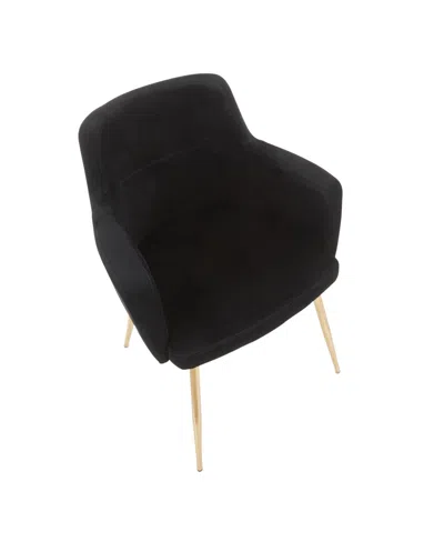 Lumisource Andrew Contemporary Dining Accent Chair, 2 Piece Set