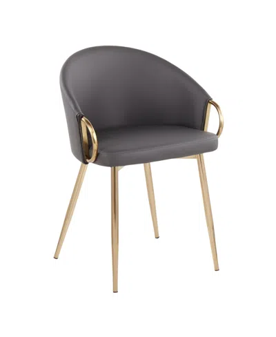 Lumisource Claire Contemporary Glam Chair Leather