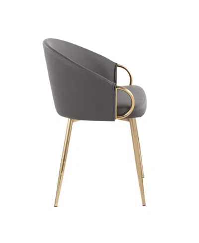 Lumisource Claire Contemporary Glam Chair Leather