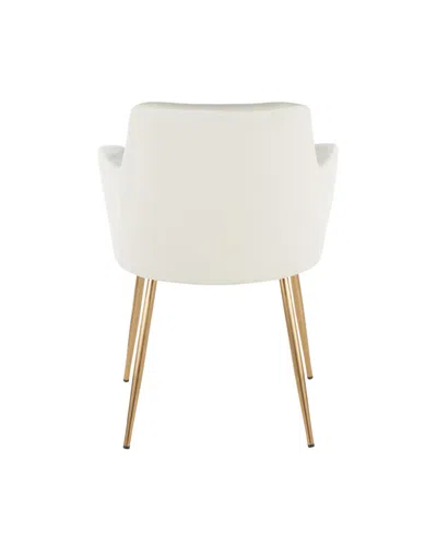 Lumisource Andrew Contemporary Dining Accent Chair, 2 Piece Set