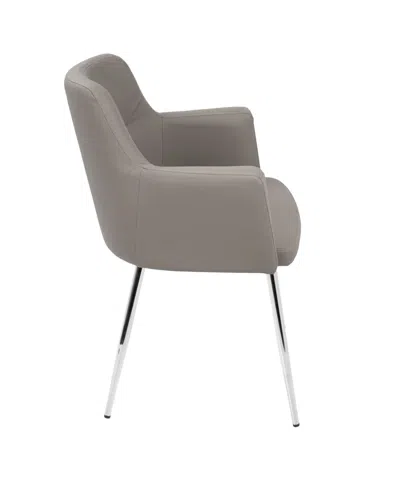 Lumisource Andrew Contemporary Dining Accent Chair, 2 Piece Set