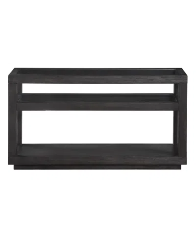 Macy's Tivie 54" Wood Console Table In Brown