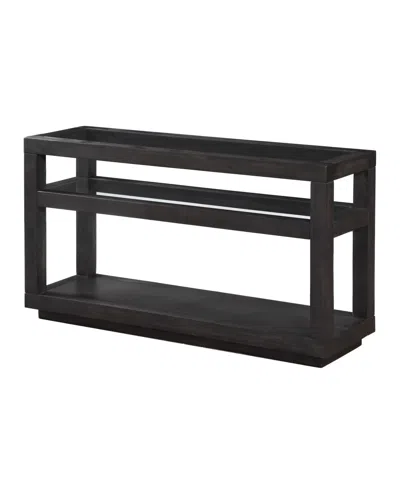 Macy's Tivie 54" Wood Console Table In Brown