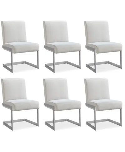 Macy's Emila 6 Pc. Dining Chair Set, Created For