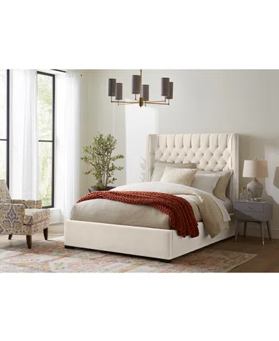 Macy's Cadelyn Upholstered Queen Bed In Sand
