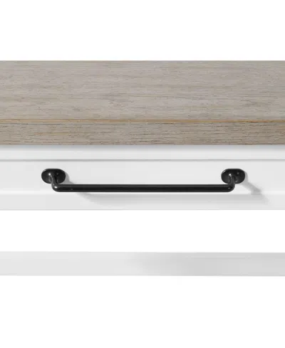 Macy's Finn 42" Wood Drop Front Drawer Writing Desk