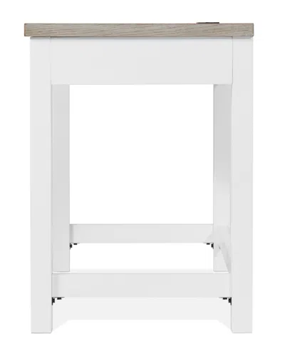 Macy's Finn 42" Wood Drop Front Drawer Writing Desk