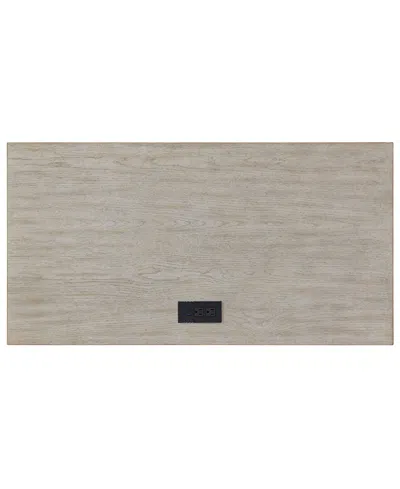 Macy's Finn 42" Wood Drop Front Drawer Writing Desk