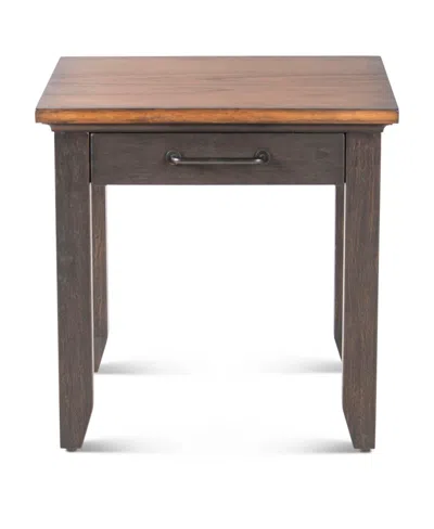 Macy's Steve Silver Bear Creek 24" Wide Wooden End Table