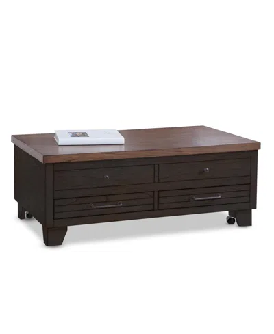 Macy's Steve Silver Bear Creek 46" Lift-top Cocktail Table With Casters