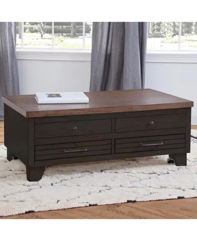 Macy's Steve Silver Bear Creek 46" Lift-top Cocktail Table With Casters