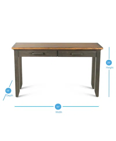 Macy's Steve Silver Bear Creek 50" Wide Wooden Sofa Table