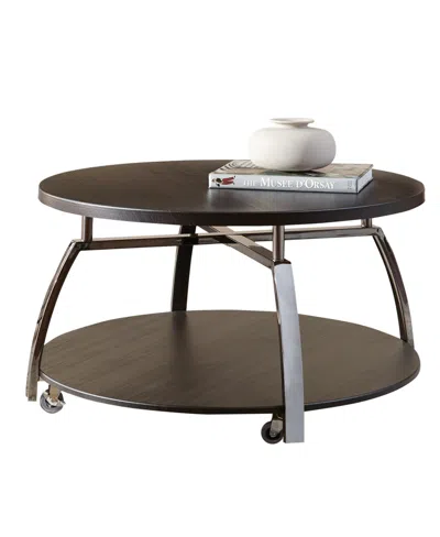 Macy's Steve Silver Coham 35" Round Laminate Top Cocktail Table