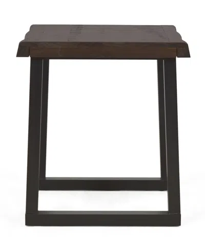 Macy's Closeout Steve Silver Jennings 22" Solid Wood Live Edge End Table