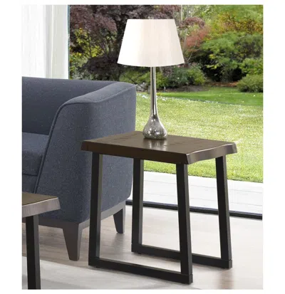 Macy's Closeout Steve Silver Jennings 22" Solid Wood Live Edge End Table