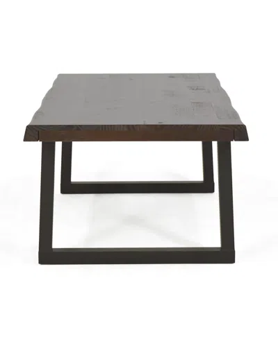 Macy's Closeout Steve Silver Jennings 48" Solid Wood Live Edge Cocktail Table