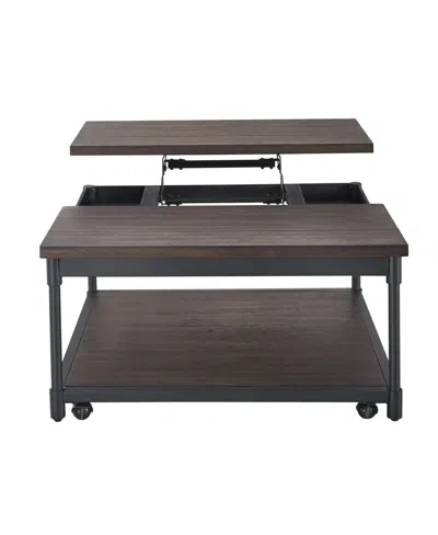 Macy's Steve Silver Prescott 36" Square Metal Lift-top Cocktail Table