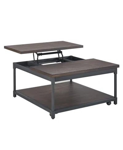 Macy's Steve Silver Prescott 36" Square Metal Lift-top Cocktail Table