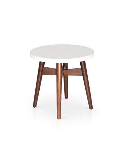 Macy's Steve Silver Serena 24" Laminate And Wood End Table