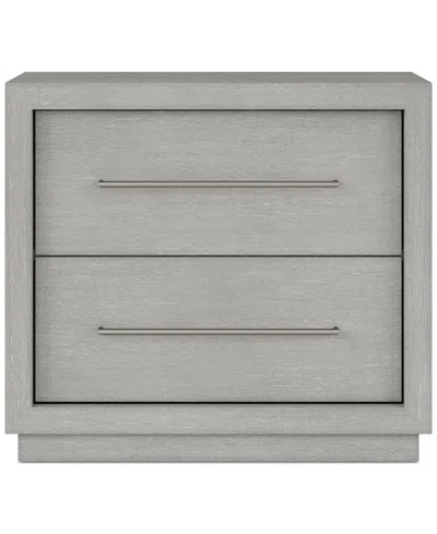 Macy's Tivie Nightstand, Created For  In Gray