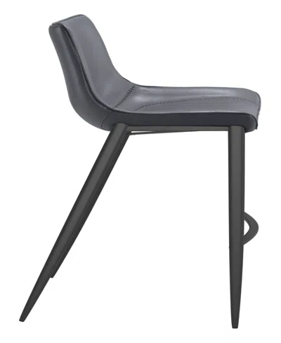 Zuo 43" Steel, Polyurethane Magnus Bar Chair