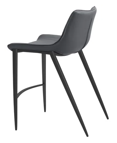 Zuo 43" Steel, Polyurethane Magnus Bar Chair