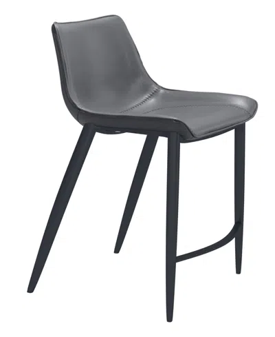 Zuo 43" Steel, Polyurethane Magnus Bar Chair