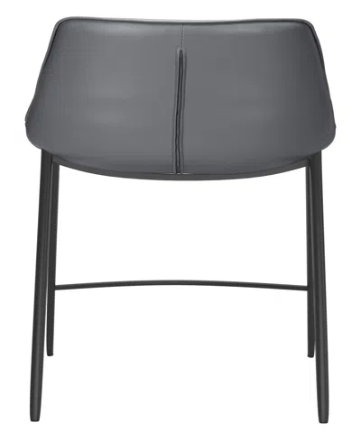 Zuo 43" Steel, Polyurethane Magnus Bar Chair