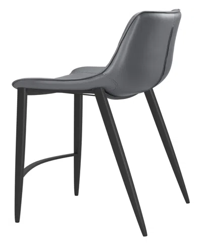 Zuo 43" Steel, Polyurethane Magnus Bar Chair