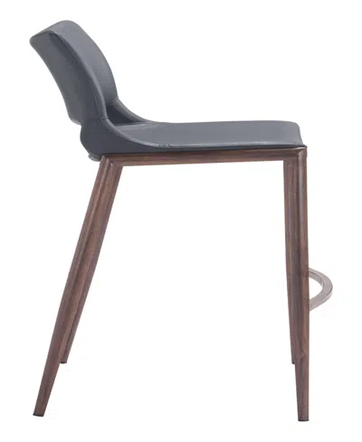 Zuo 41" Stainless Steel, Polyurethane Ace Bar Chair