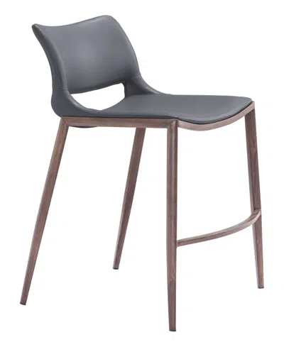 Zuo 41" Stainless Steel, Polyurethane Ace Bar Chair
