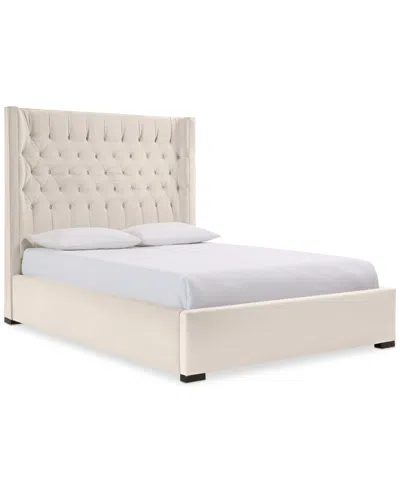 Macy's Cadelyn Upholstered King Bed In Sand